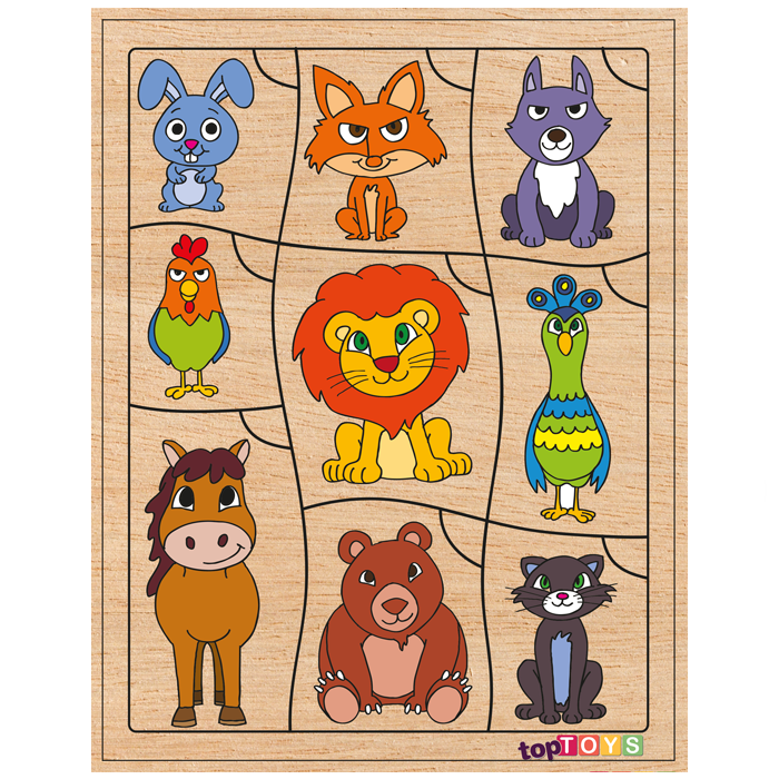 BİL BAKALIM KİMİN KUYRUĞU ? AHŞAP EŞLEŞTİME PUZZLE