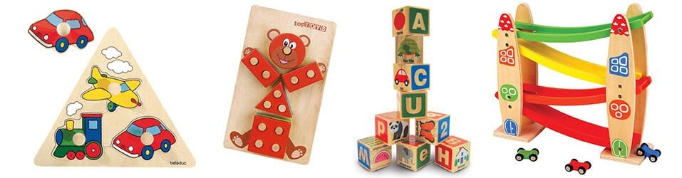 2 Yaş Eğitici Ahşap Oyuncaklar