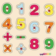 Sayılar Ahşap Puzzle