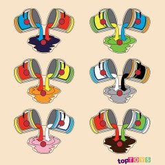 Toptoys Renklerin Oluşumu Ahşap Puzzle
