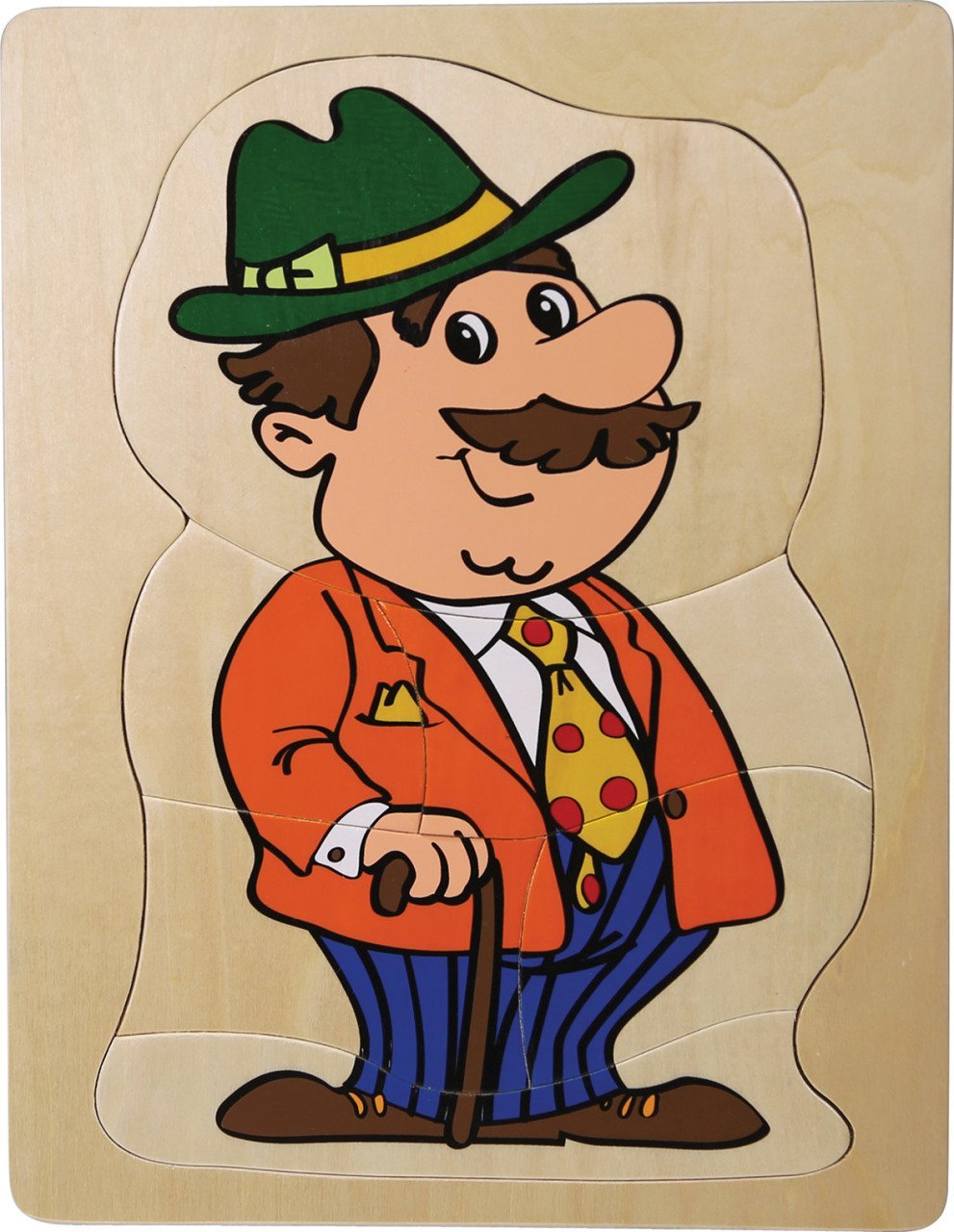 Kat Kat Dede Ahşap Puzzle