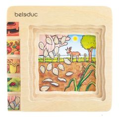 Kat Kat Kabak Ahşap Puzzle