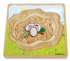 Kat Kat Ördek Ahşap Puzzle