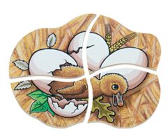Kat Kat Ördek Ahşap Puzzle