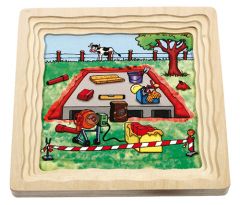 Kat Kat İnşaat Ahşap Puzzle