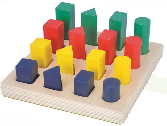 Toptoys Geometrik Büyükten Küçüğe Sıralama