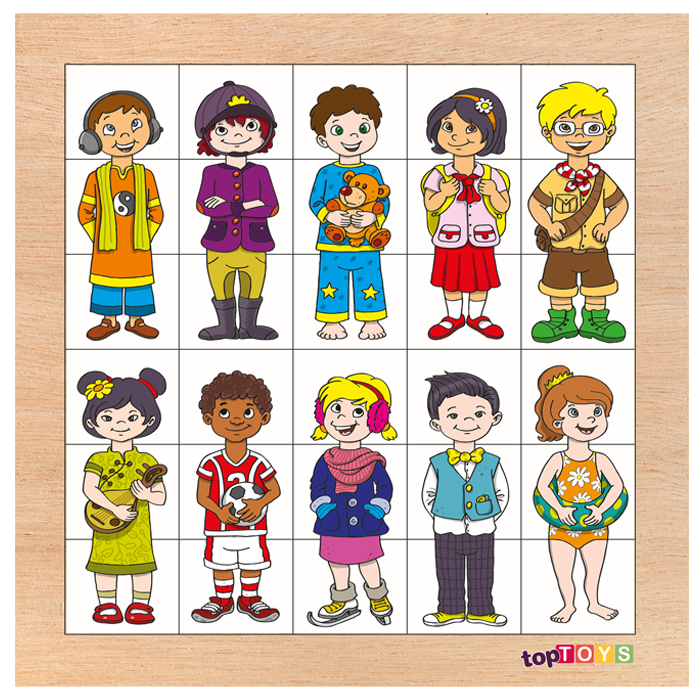 EŞLEŞTİR - KARIŞTIR ÇOCUKLAR PUZZLE