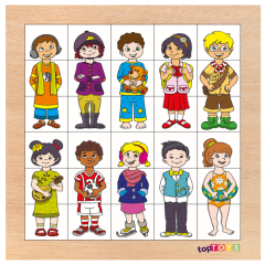 EŞLEŞTİR - KARIŞTIR ÇOCUKLAR PUZZLE