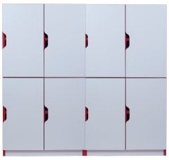 8 Kapaklı Kişisel Öğrenci Dolabı - Anaokulu Sınıf Dolabı