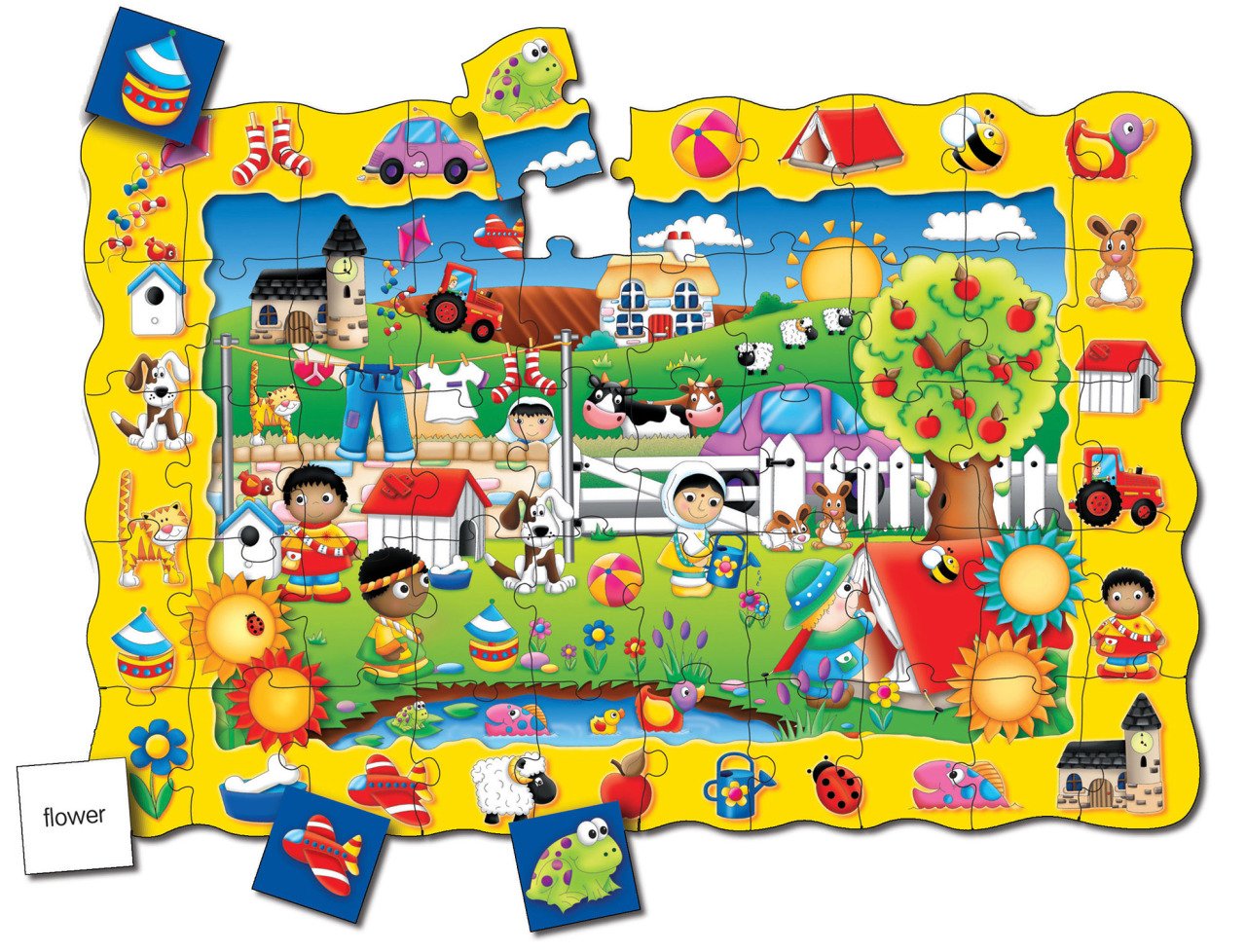 Bul Onu! Arkadaşlar Mukavva Puzzle