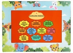 Safari Temalı Anaokulu Kreş Pano