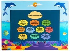 Okyanus Temalı Anaokulu Kreş  Pano