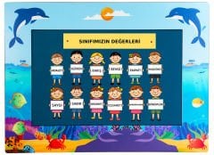 Okyanus Temalı Anaokulu Kreş  Pano