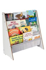 Montessori Çocuk Kitaplığı Beyaz Renk