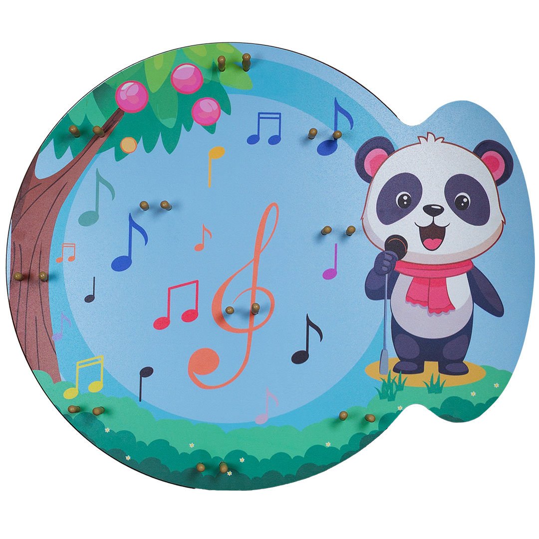 PANDA TEMALI AHŞAP ANAOKULU KREŞ MÜZİK KÖŞESİ(ALETLER HARİÇ)