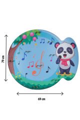 PANDA TEMALI AHŞAP ANAOKULU KREŞ MÜZİK KÖŞESİ(ALETLER HARİÇ)