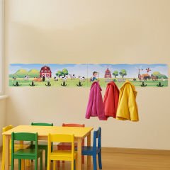 ÇİFTLİK TEMALI AHŞAP ANAOKULU KREŞ ASKILIK