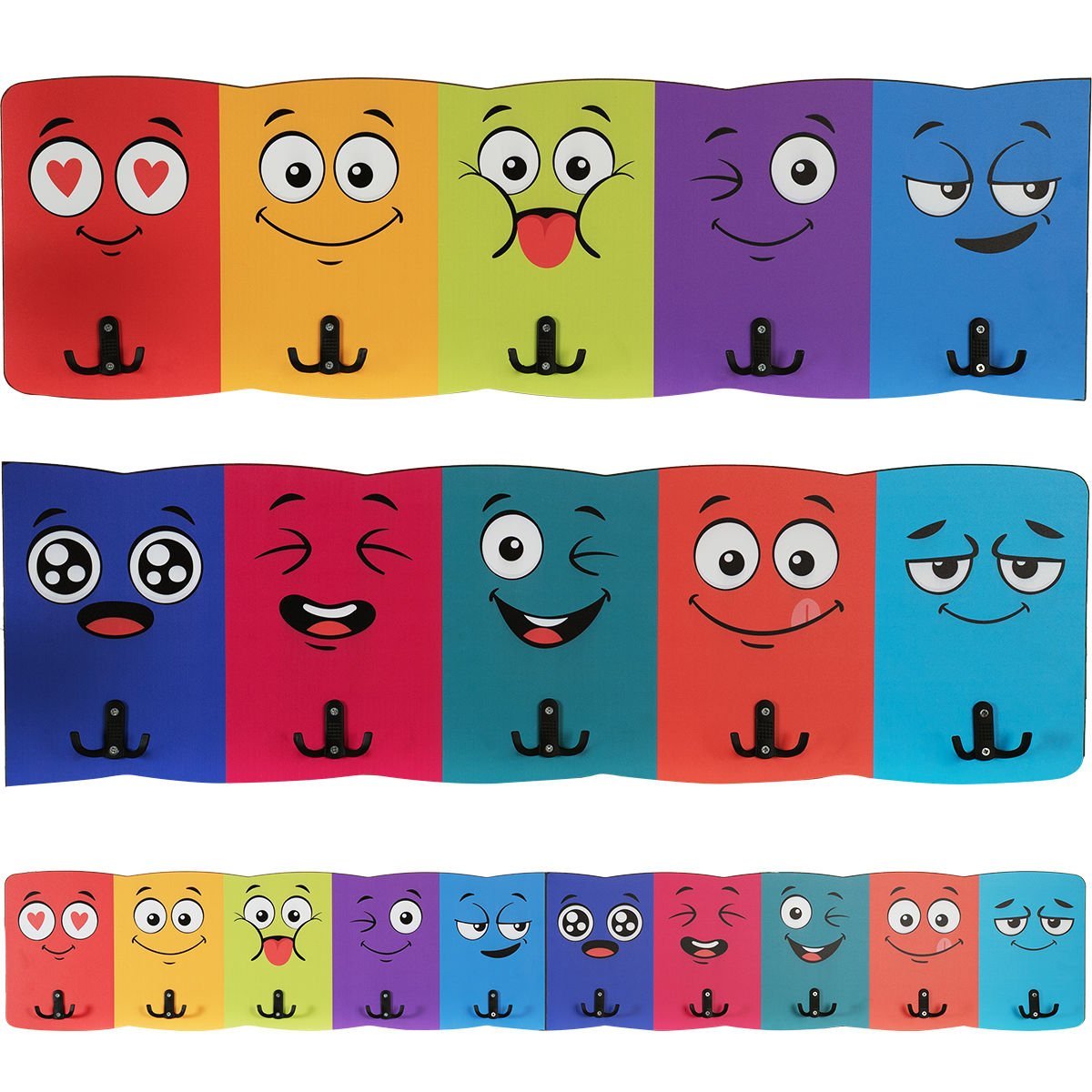 EMOJİ TEMALI AHŞAP ANAOKULU KREŞ ASKILIK